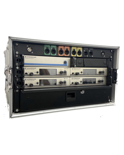 4 way Sennheiser G3 EW300 Radio Mic Rack